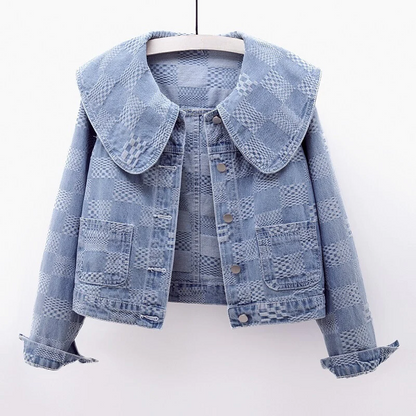 Chic Denim Jack met Kraag