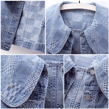 Chic Denim Jack met Kraag