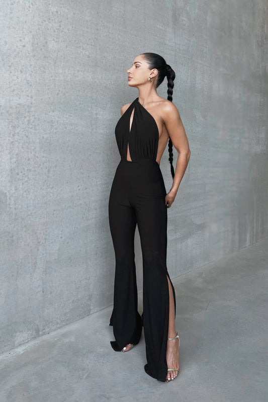 Multibroek Jumpsuit In Zwart