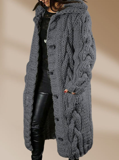 Marion – Lange Gebreide Cardigan