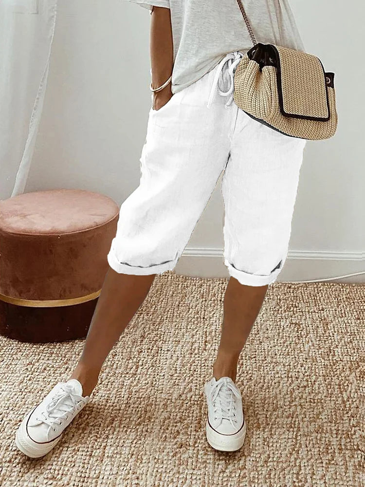Katoenen Dames Shorts