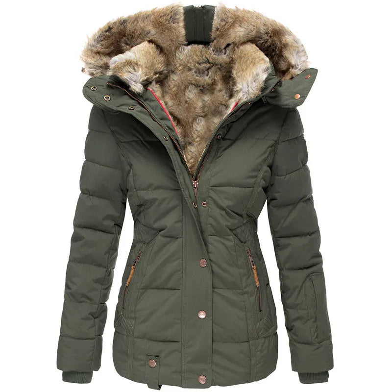 Sue – Warme Bontgevoerde Winterjas