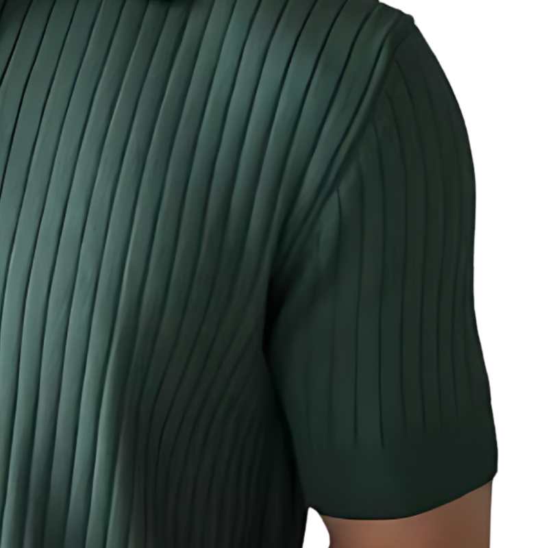 Heren Poloshirt met Kapje Effen Kleur