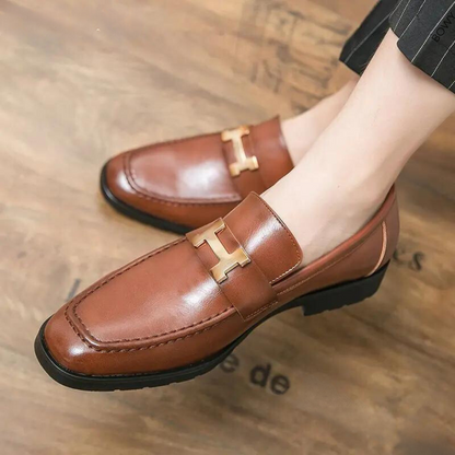 Klassieke Handgemaakte Leren Mocassins voor Heren