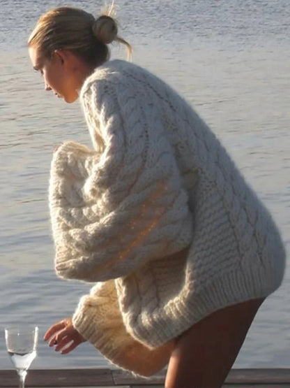 Diana – Vintage-Inspirerende Trui met Zopfmotief