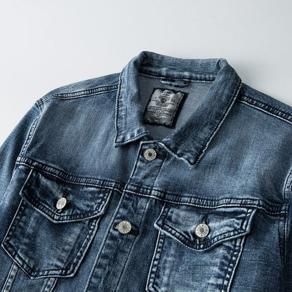 Gavin – Jeansjack met Klassieke Blauwe Nuance
