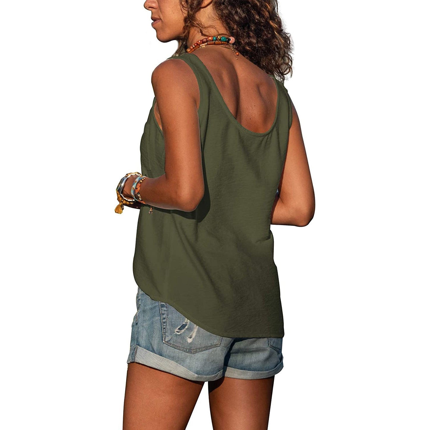 Manier Elegante Dames Tank Top