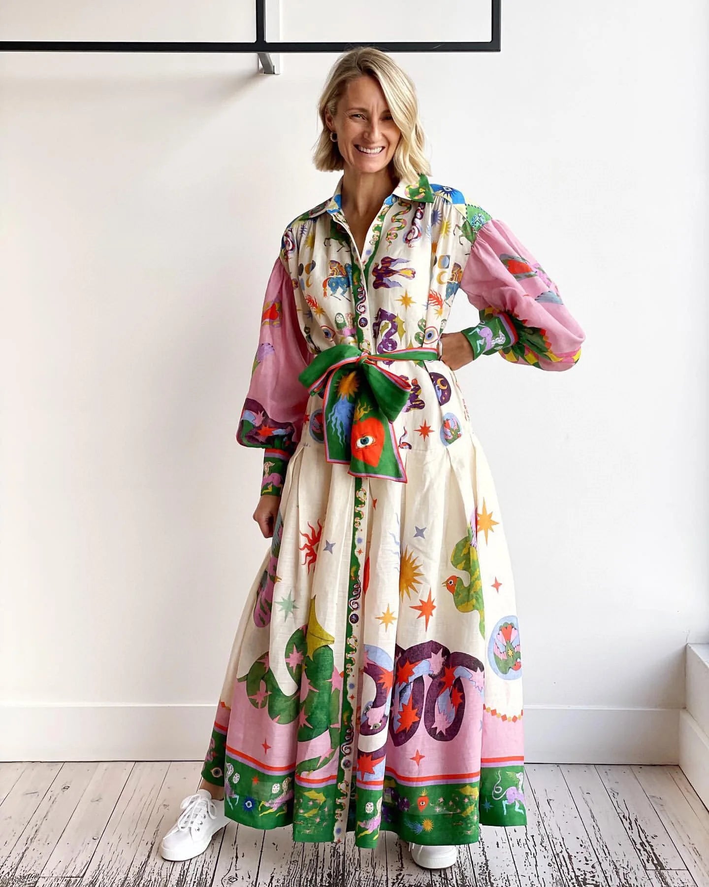 Multicolor Maxi Zomerjurk