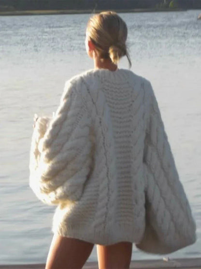 Diana – Vintage-Inspirerende Trui met Zopfmotief