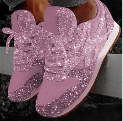 Hayley – Glinsterende Casual-Schoenen Met Pailletten