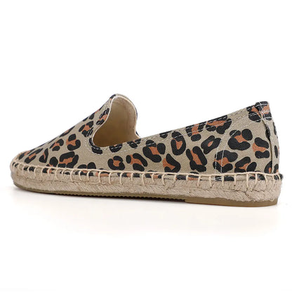 Espadrilles Leopard Loafers voor Dames
