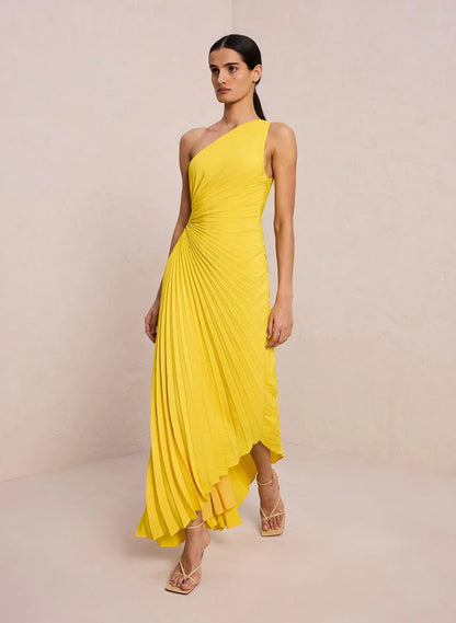 Samantha – One-Shoulder Maxi Jurk