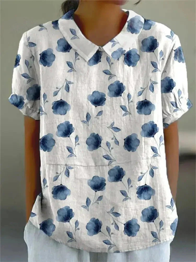 Therese™ - Blouse met Bloemenprint