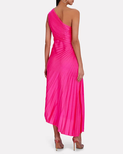 Samantha – One-Shoulder Maxi Jurk