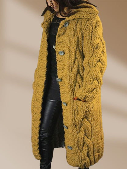 Marion – Lange Gebreide Cardigan