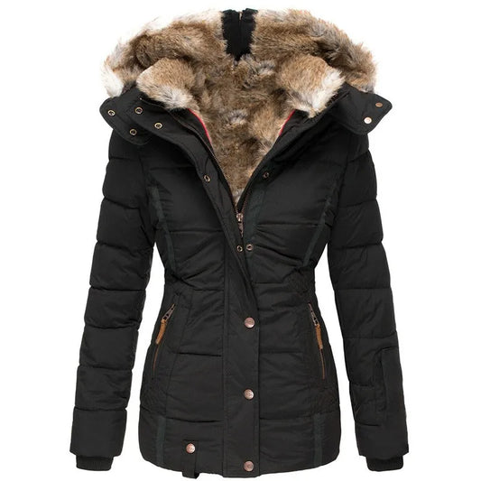 Sue – Warme Bontgevoerde Winterjas
