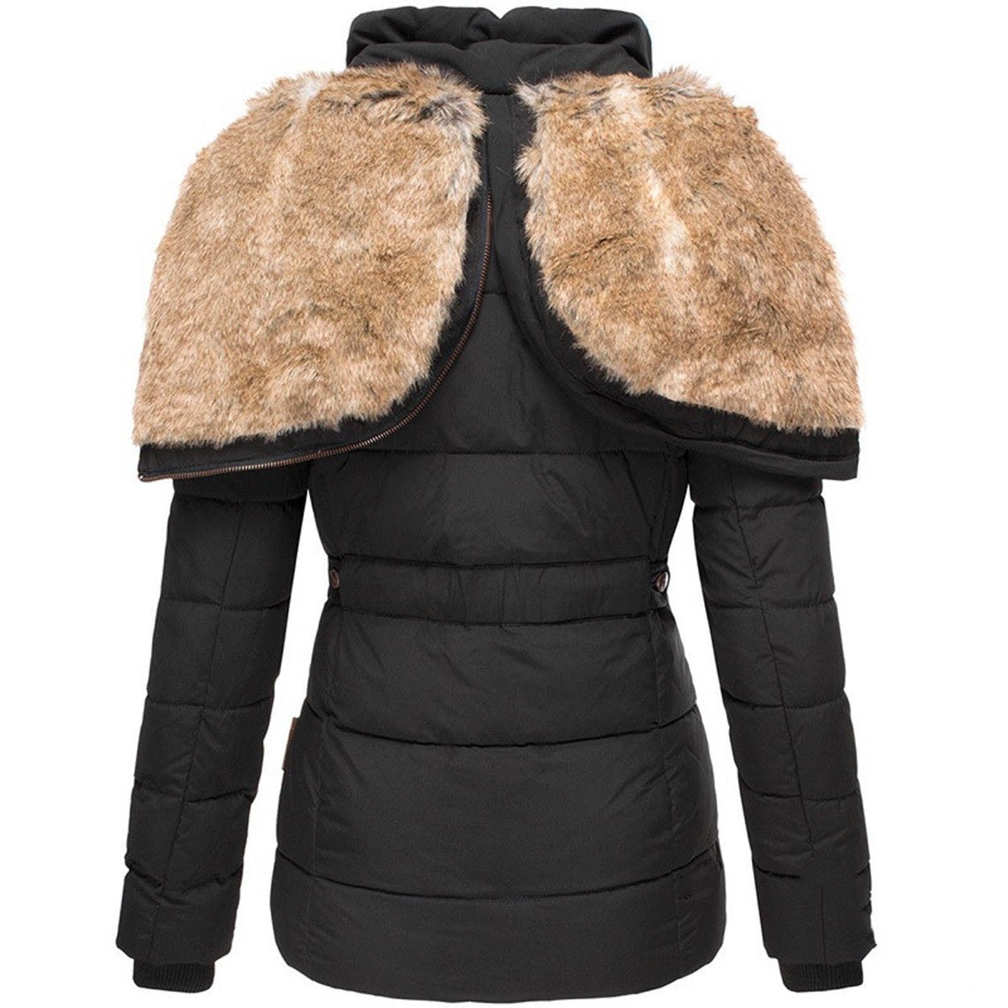 Sue – Warme Bontgevoerde Winterjas