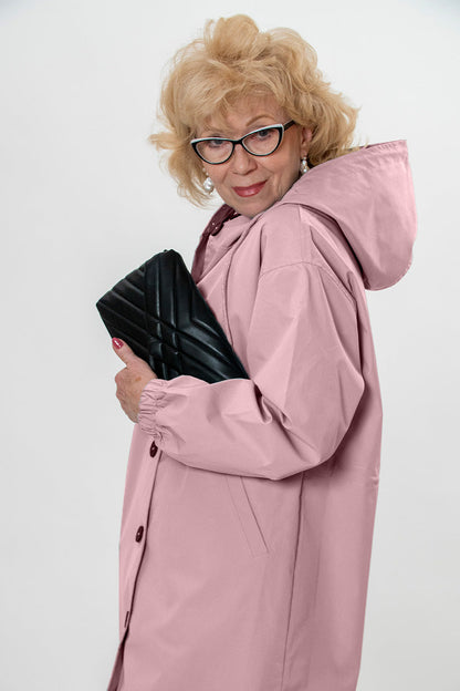 Waterafstotend Oversized Windjack Regenjas met Capuchon
