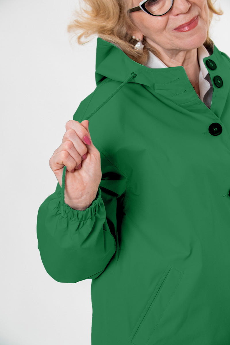 Waterafstotend Oversized Windjack Regenjas met Capuchon