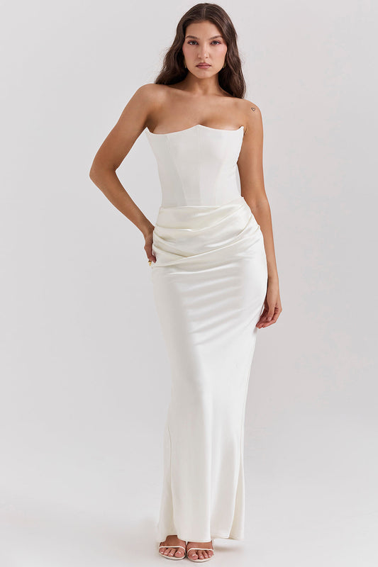 Charlotte – Elegante Strapless Korsetjurk