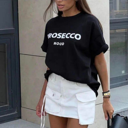 Barbara™ - Oversized T-Shirt met Grafische Print