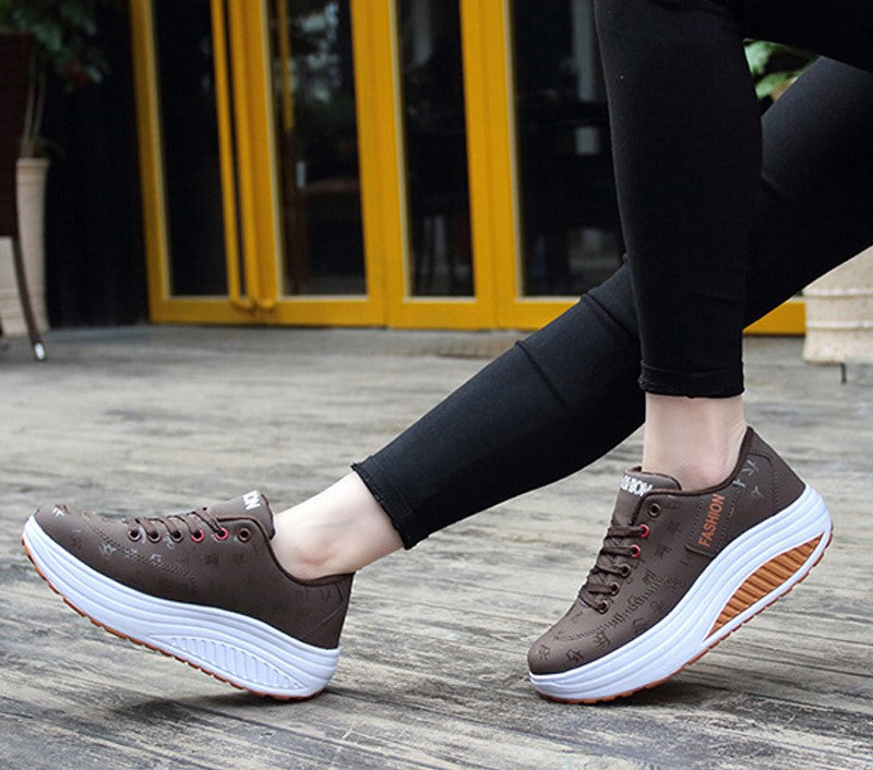 Comfortabele Sleehak Sportschoenen voor Dames